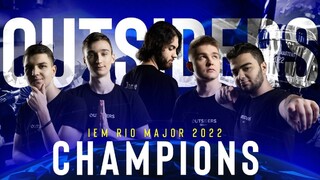 Российская команда Outsiders одержала победу в финале турнира IEM Rio Major 2022 по CS:GO